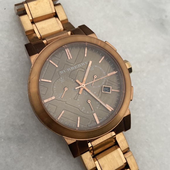 Burberry Watch - The City Taupe Check - Picture 12 of 12